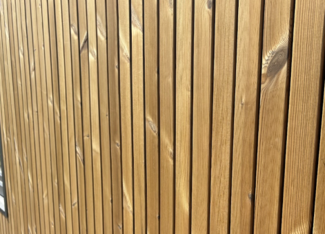 Board façade modular homes